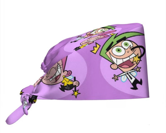 Shift Societyâ„¢ Magical Purple Cartoon Scrub