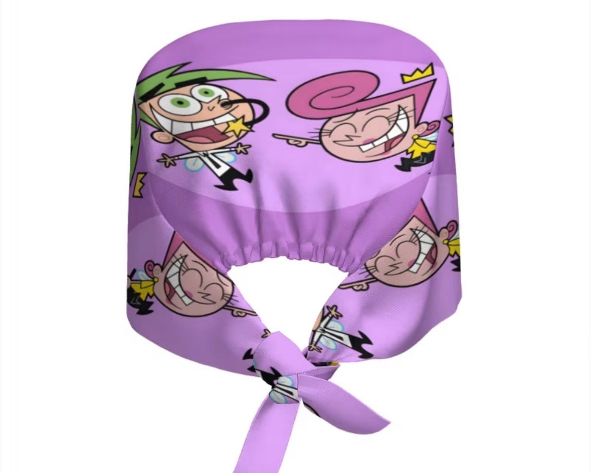 Shift Society™ Magical Purple Cartoon Scrub