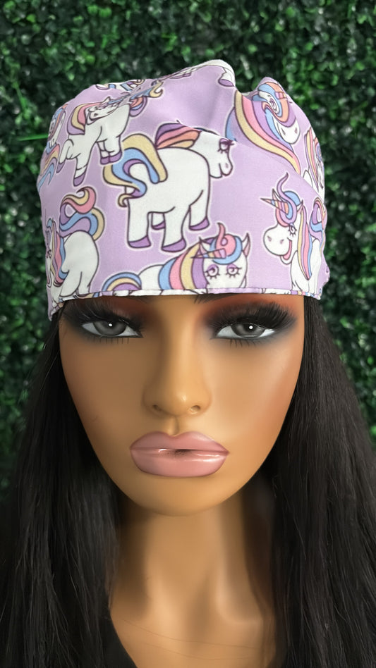 🦄✨ Unicorn Scrub Cap